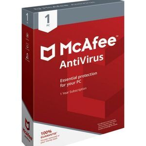 McAfee Antivirus 1 PC 